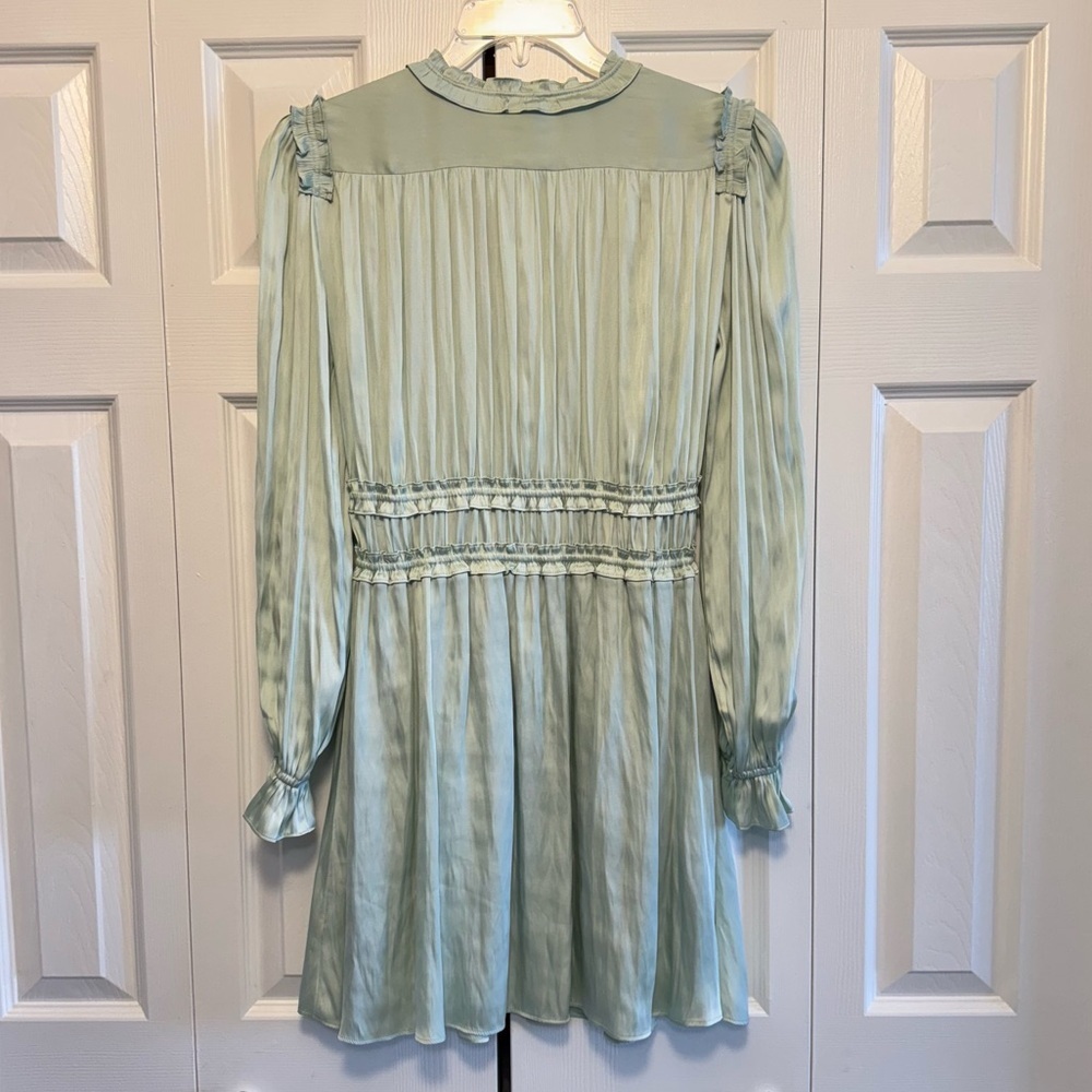 NWT! The Kooples Elegant Mint Green Women's Dress, Size 1 - Picture 9 of 16